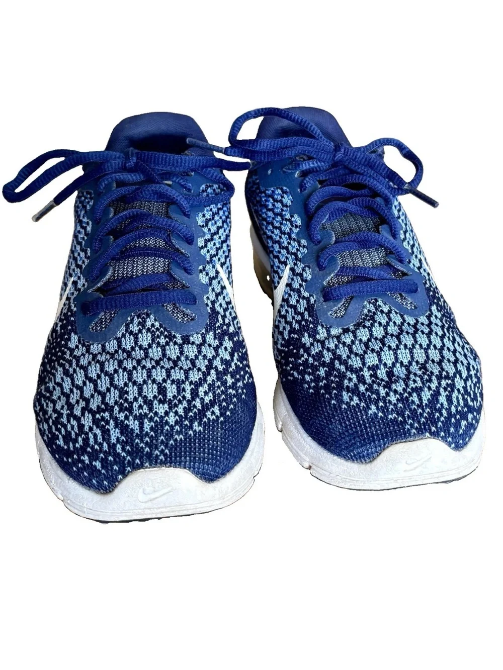NIKE AIR MAX SEQUENT 2 Running Shoe Blue White Knit Casual 852465-401 WMNS 8.5 - Picture 8 of 16
